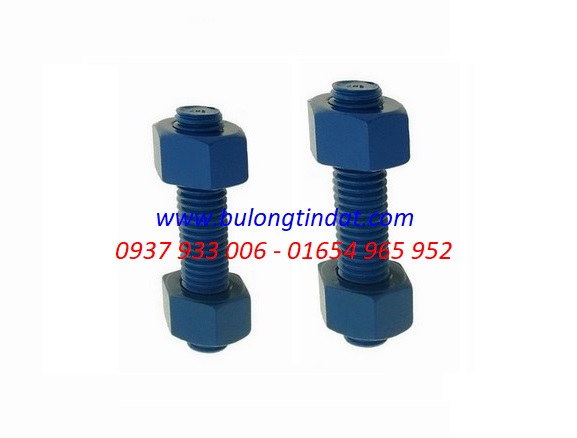 STUD BOLT A193 B7 / A194 2H FLUOROCARBON